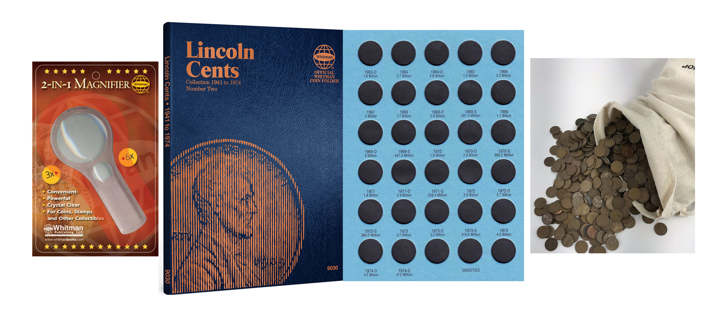 Beginner's Penny Collecting Kit for Kids - Hyatt Coins