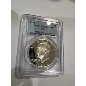 1971-S $1 Silver, DCAM