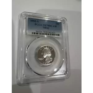 1992-S 25C Silver, DCAM
