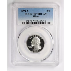 1992-S 25C Silver, DCAM (4)