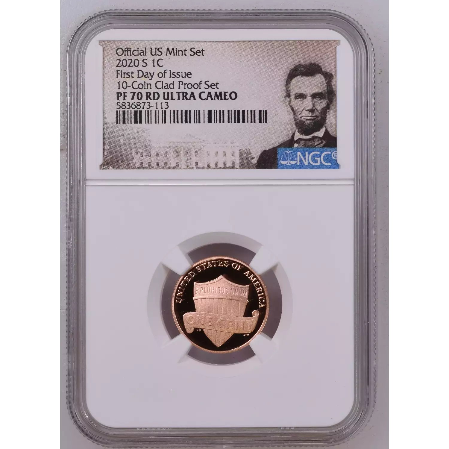 2020-S Small Cents Lincoln, Shield Reverse NGC PF-70 RD ULTRA CAMEO ...